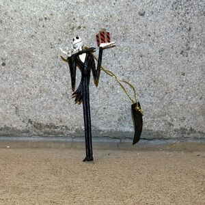 The Nightmare Before Christmas Ornament Jack Skellington w Present in Coat Tails